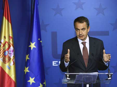 Premierul spaniol Jose Luis Zapatero, asteptat la Bucuresti