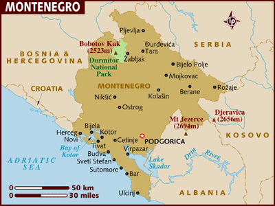 Muntenegru, capitala serviciilor de securitate din Estul Europei