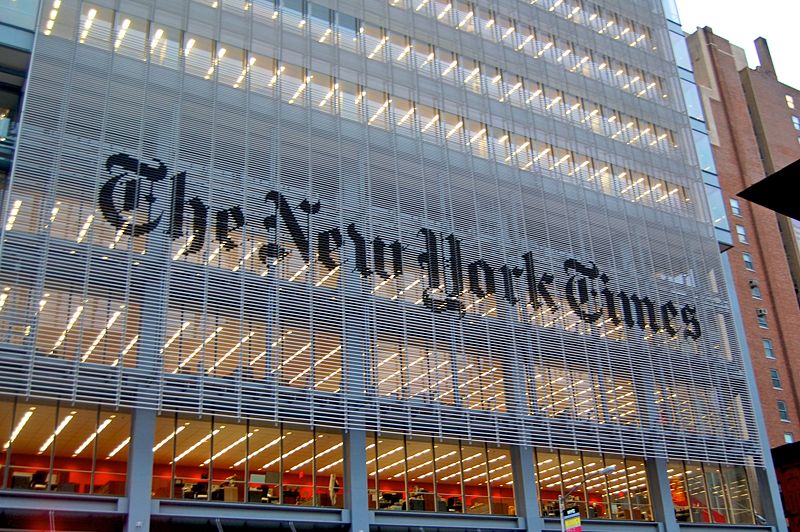 Cotidianul New York Times, amenintat de justitia americana