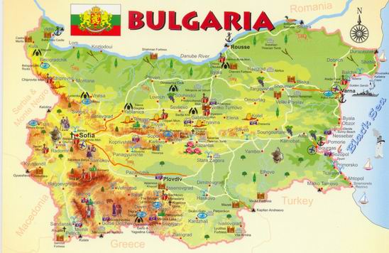 Bulgaria-Tourist-Map
