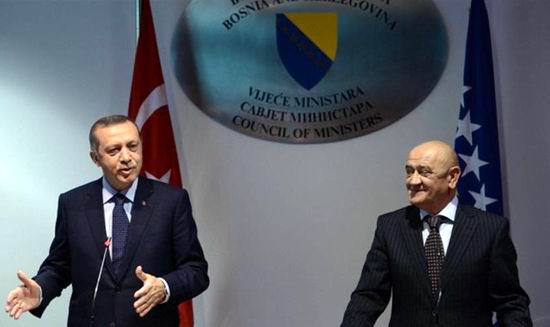 Bosnia. Erdogan a facut apel la unitate si fraternitate in Balcani