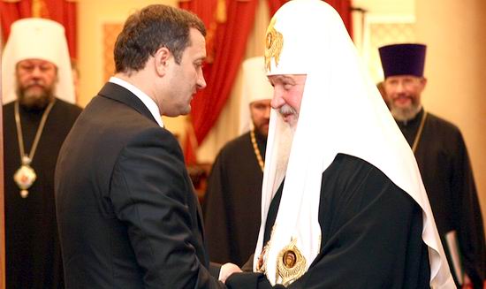Patriarhului Kirill al Rusiei, felicitat de Filat