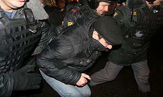 Proteste si arestari in Rusia