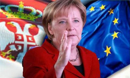 Merkel pune frana aderarii Serbiei la UE