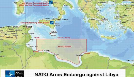 NATO semi-coordoneaza operatiunile din Libia si Mediterana