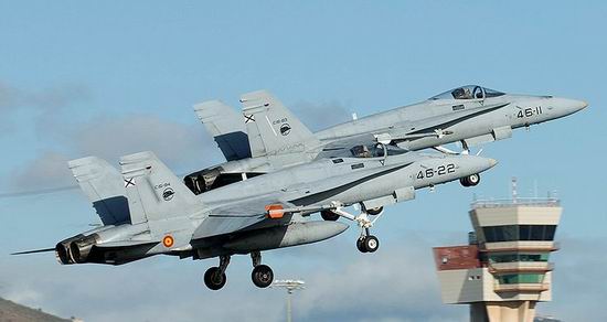 Spania isi retrage avioanele de lupta din Libia