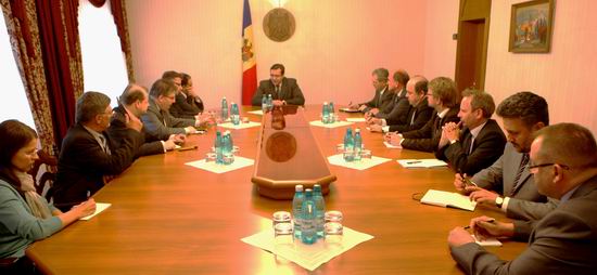 Lupu s-a intalnit ambasadorii UE si al SUA la Chisinau