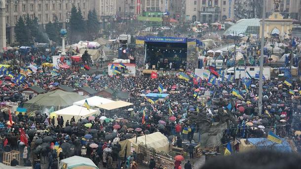 Proteste la Kiev fata de violentele trupelor speciale Berkut