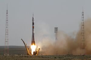 Racheta ruseasca, lansata in spatiu din Kazahstan