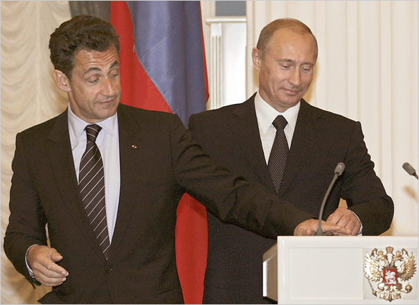 Sarkozy, lobby-ist pentru Putin si bancile rusesti