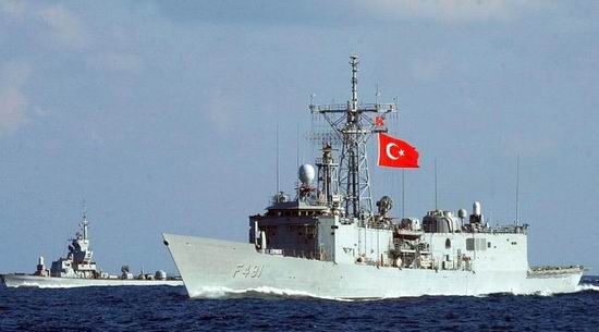 Fierbe Mediterana. Turcia trimite mai multe nave in estul marii