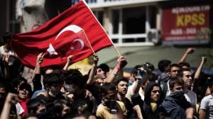 Proteste la Ankara impotriva guvernului Erdogan