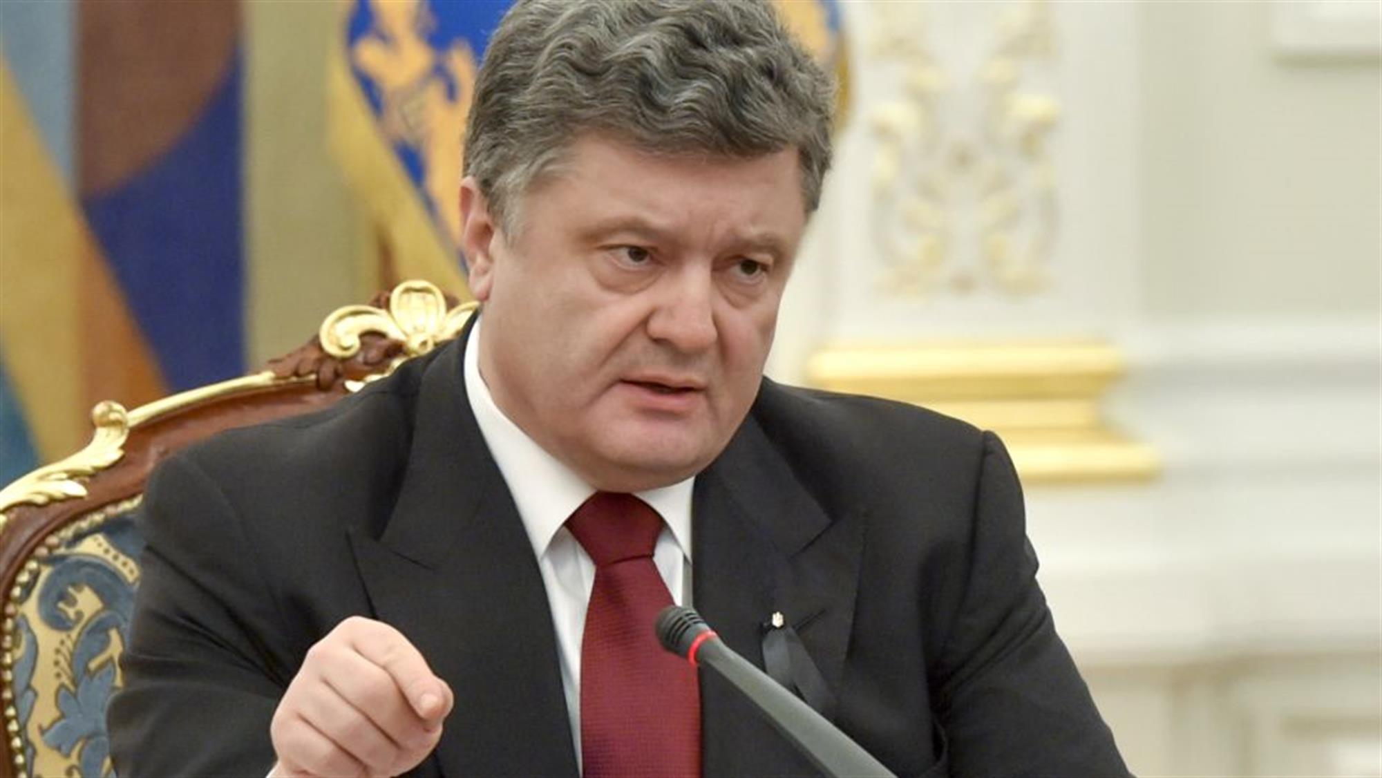 Liderul de la Kiev, Petro Poroșenko, candidat oficial pentru al doilea mandat prezidențial