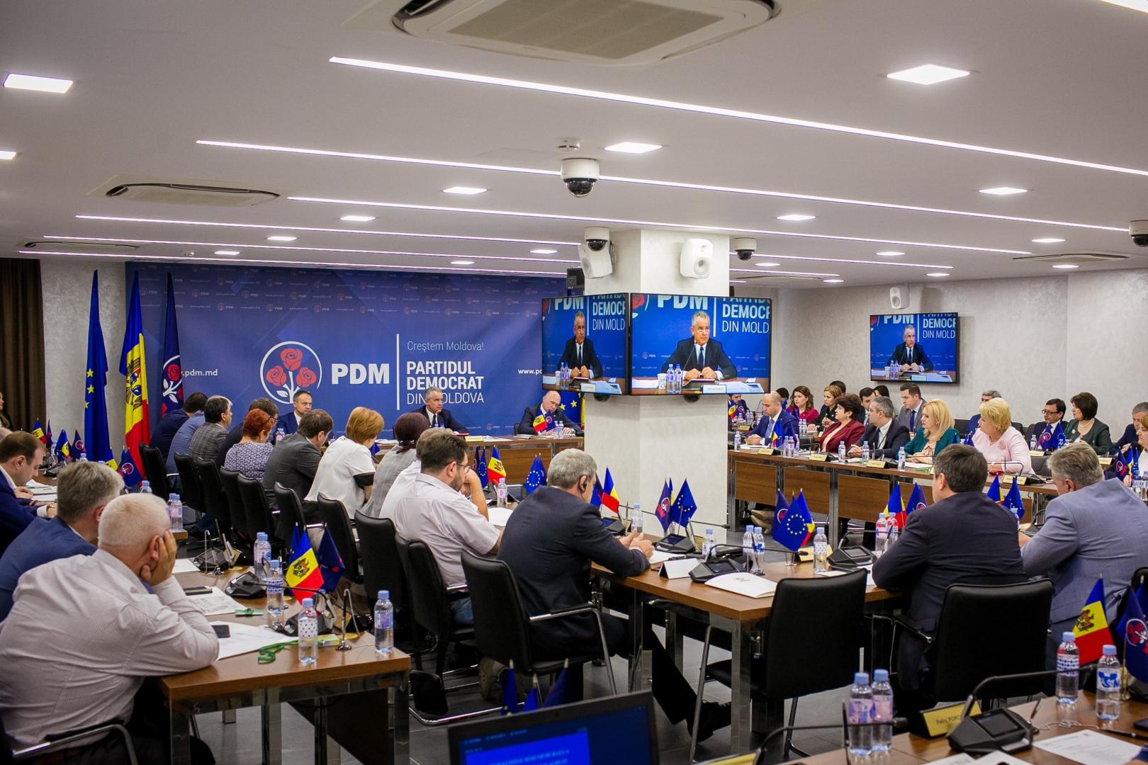 Liderii PDM vor declanșarea unor acțiuni de stradă anti-europene
