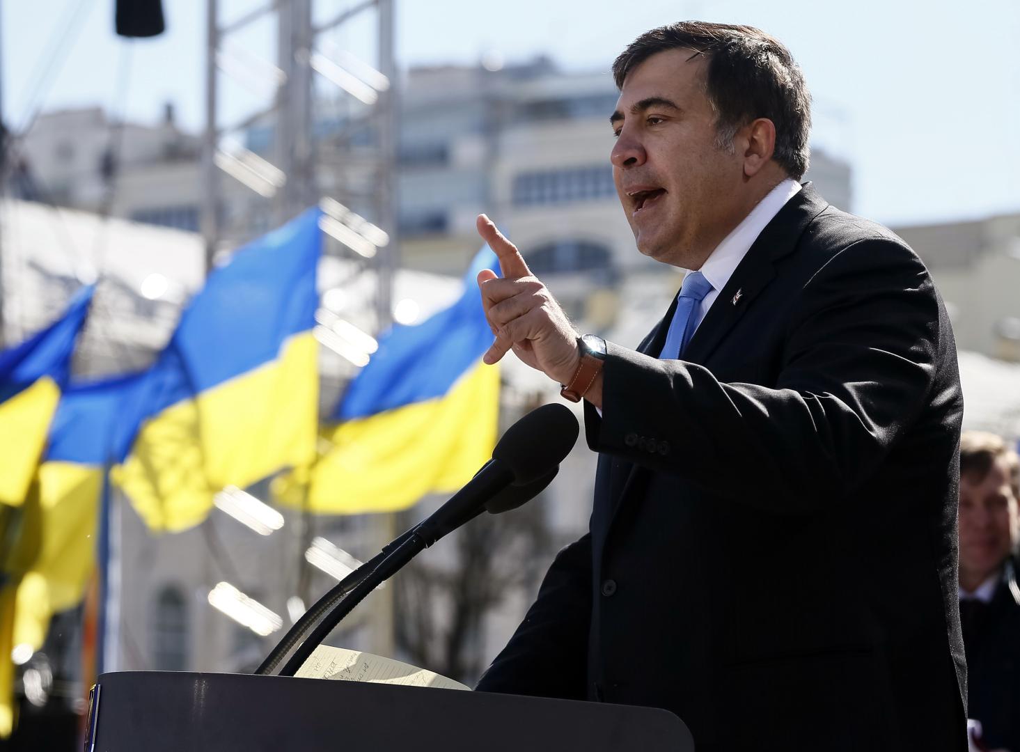 Saakașvili, vise ministeriale la Kiev