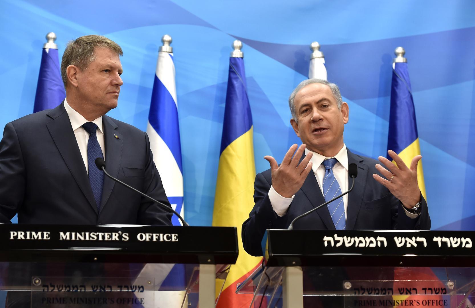 Președintele român Klaus Iohannis refuză momentan mutarea ambasadei statului român la Ierusalim