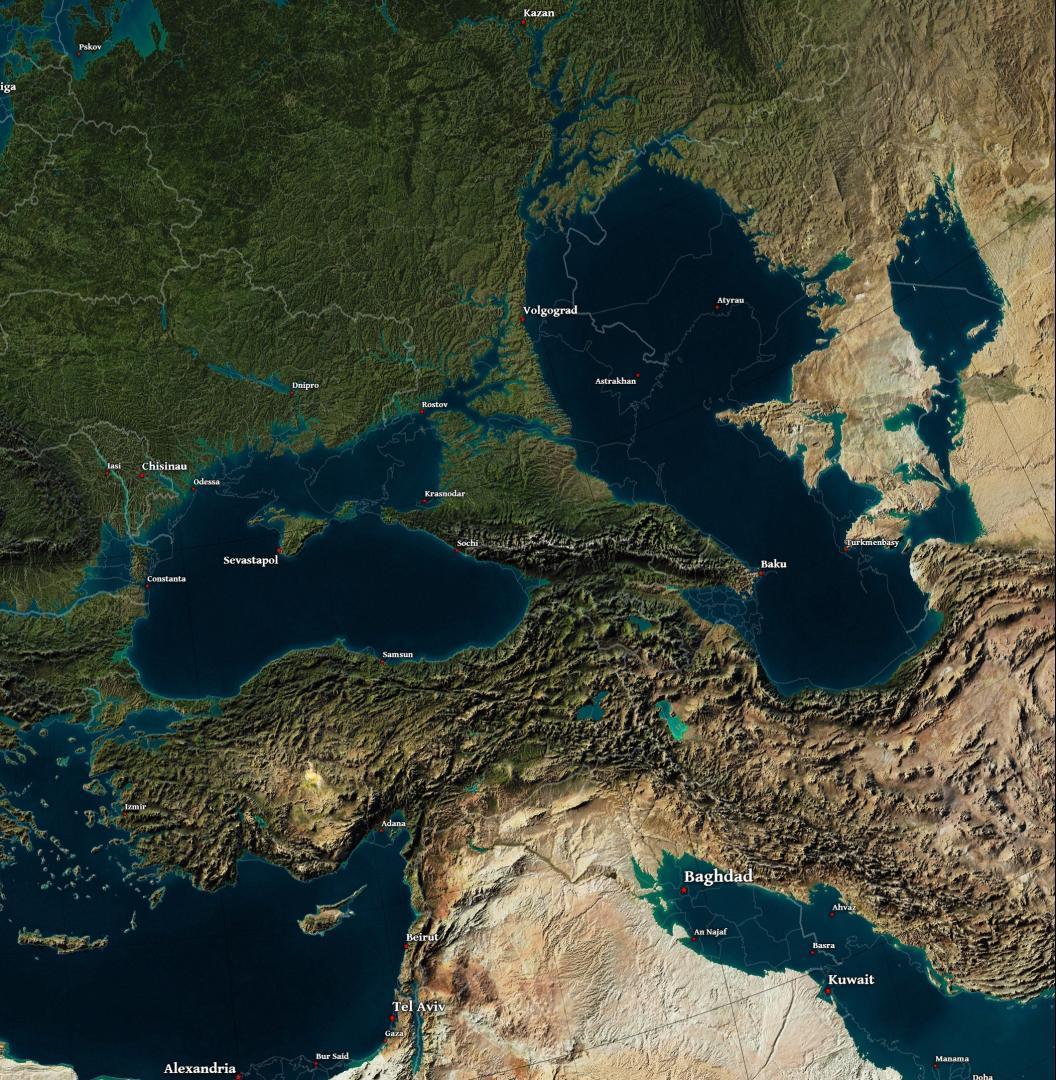 Marea Caspică-Marea Neagră, axă strategică
