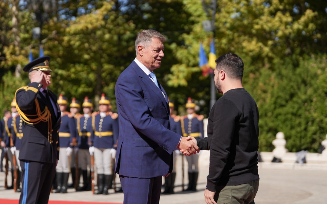 Zelenski la București: România alături de Ucraina „atât timp cât va fi nevoie”
