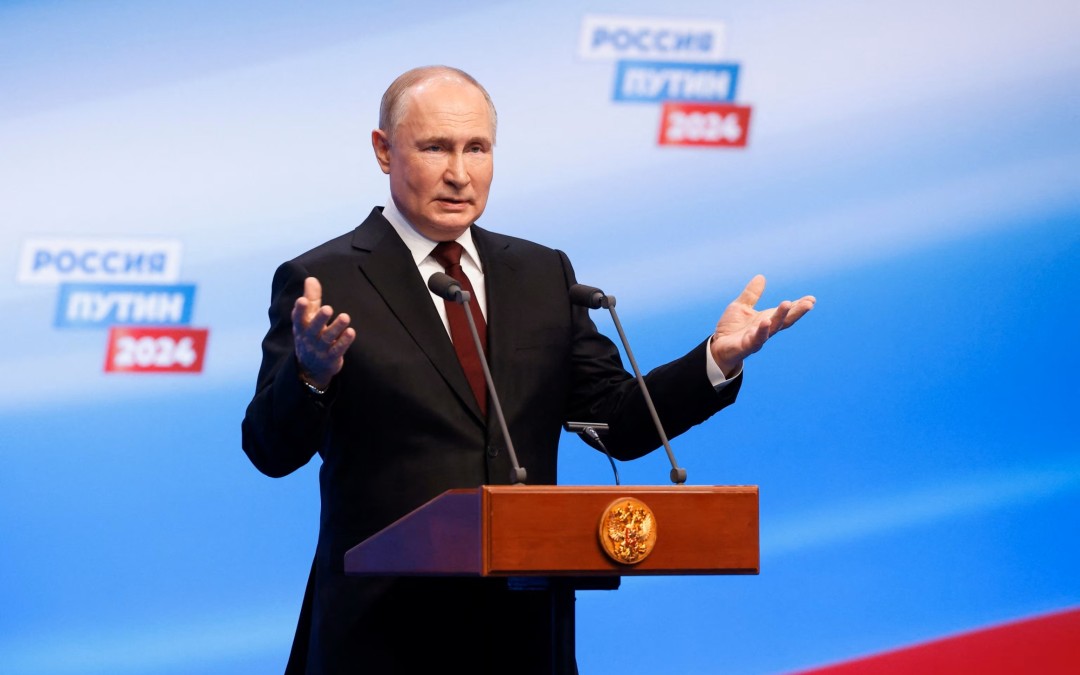Путин и белый чек выданный россиянами. Война продолжается